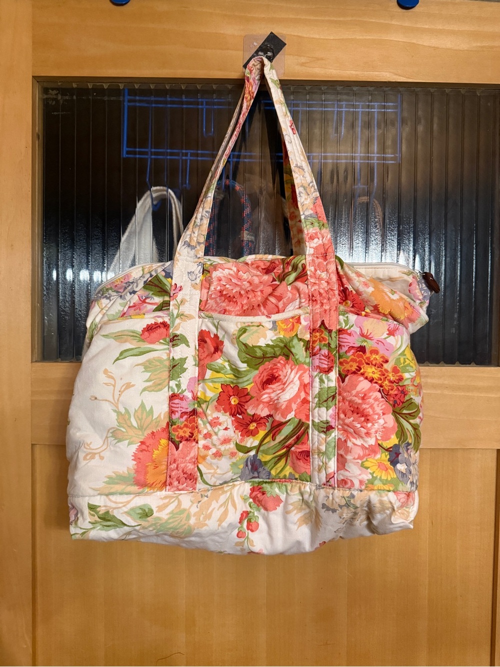 Vintage Floral Ralph Lauren Diaper bag Clean With Little Wear